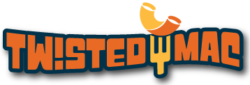 Twisted Mac Powered by Macaroni Grill Logo